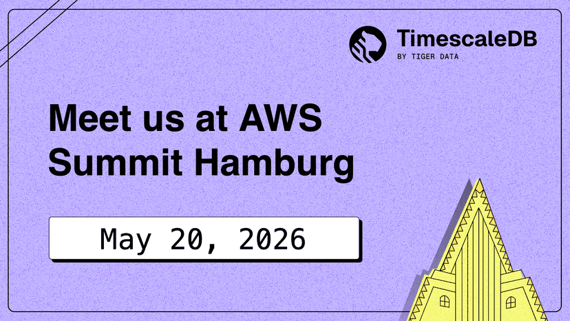 Tiger Data at AWS Summit Hamburg 2026