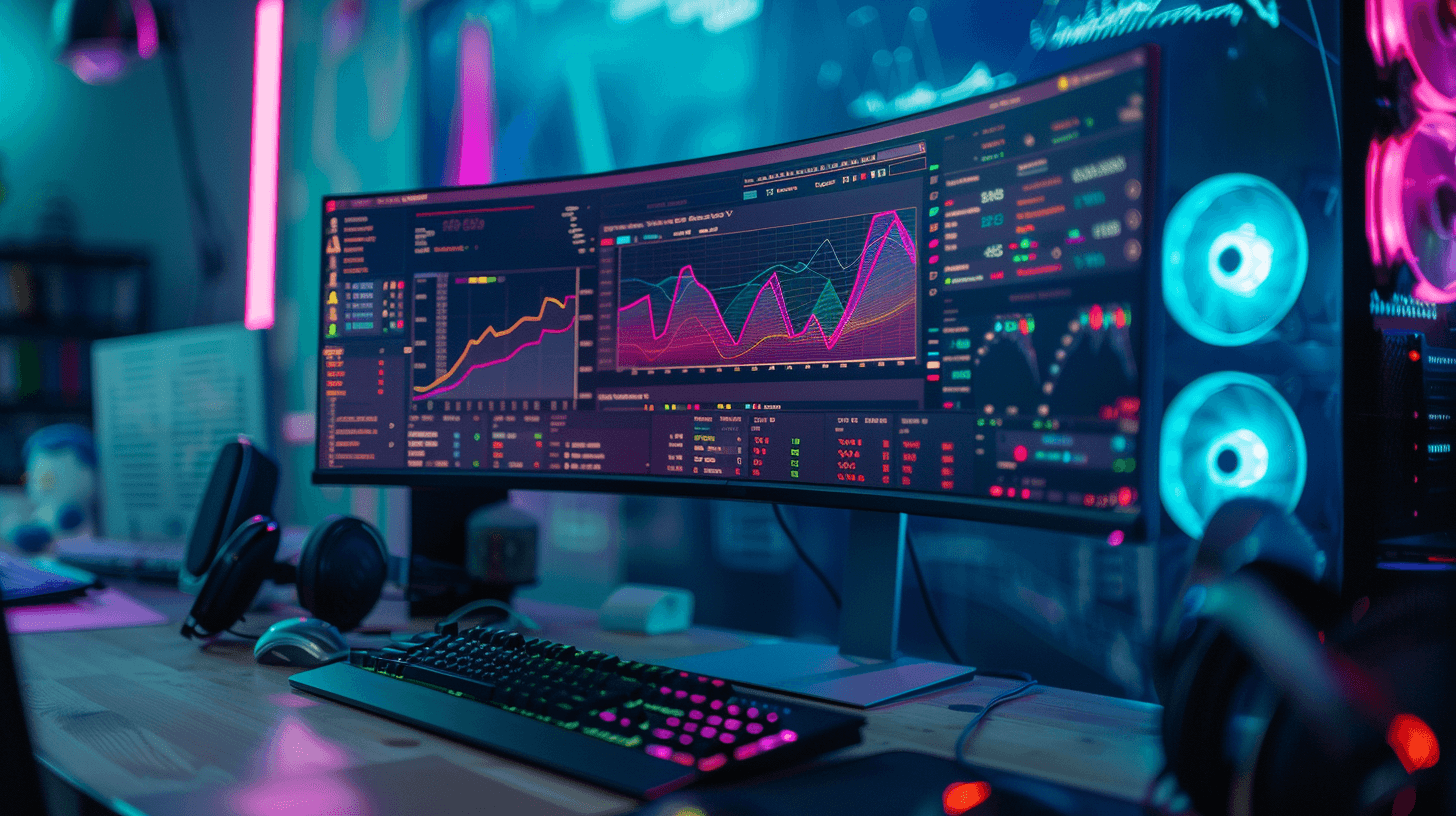 A computer screen with lots of data visualizations—Data visualization in PostgreSQL with Apache Superset