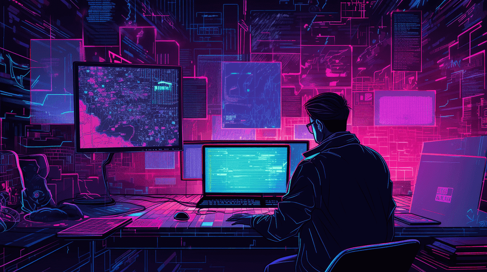 A developer handling data on this computer—Getting Sensor Data Into TimescaleDB via Django