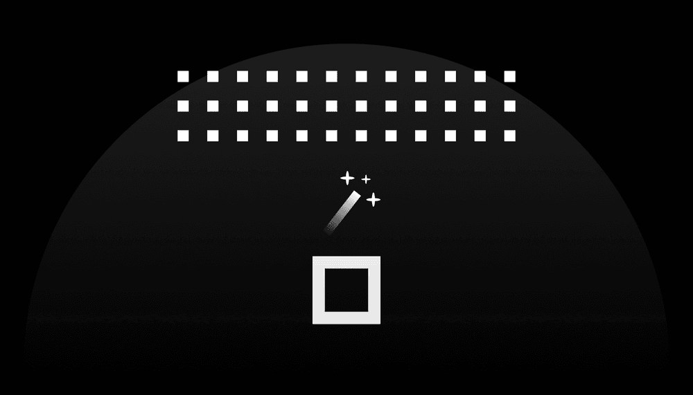 A wizard wand over a black background: Moving Faster From PoC to Prod With Timescale UI Tooling