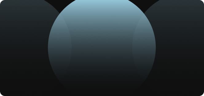 Abstract shapes over a black background.