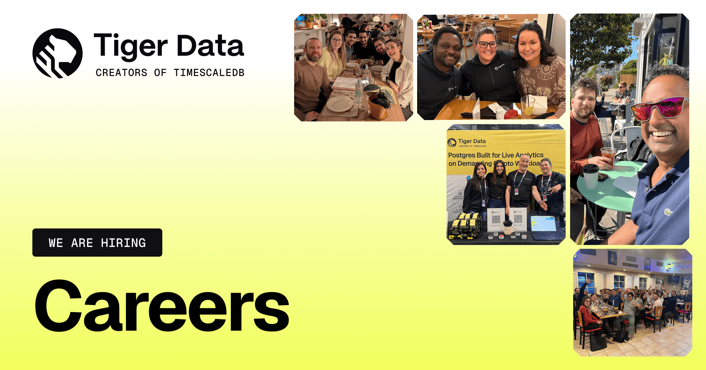 Careers – Help us transform how the world uses data | Tiger Data